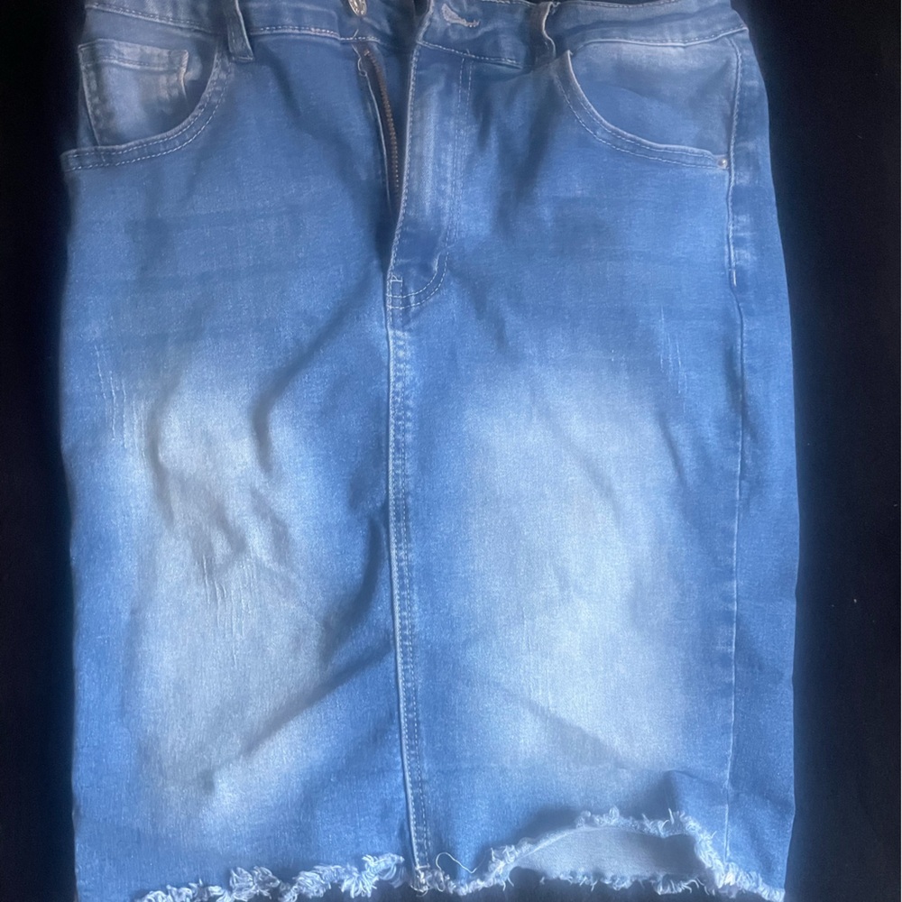 Denim Mini Skirt